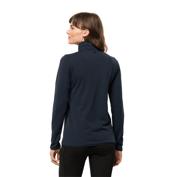 Nachtblauwe Pack & Go Jack Wolfskin-merken Met Volledige Ritssluiting Voor Dames