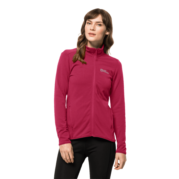 Cranberry Dames Pack & Go Originele Jack Wolfskin Met Volledige Ritssluiting