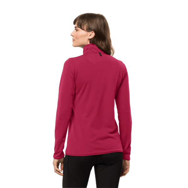 Cranberry Dames Pack & Go Originele Jack Wolfskin Met Volledige Ritssluiting