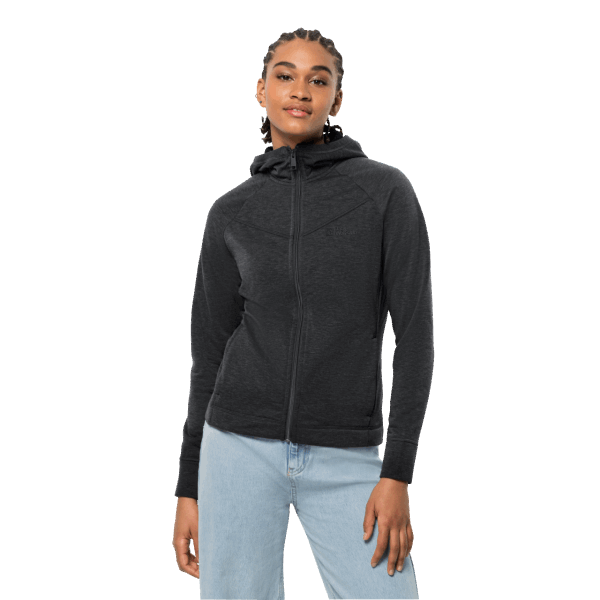 Best Waldsee Damesjack Met Capuchon Black Jack Wolfskin
