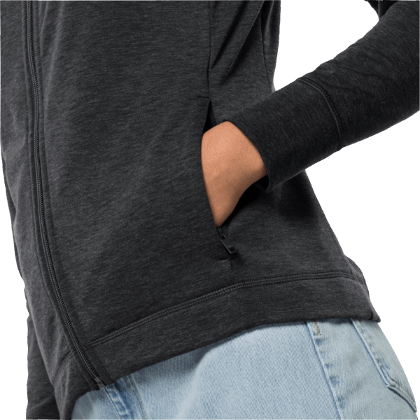 Best Waldsee Damesjack Met Capuchon Black Jack Wolfskin