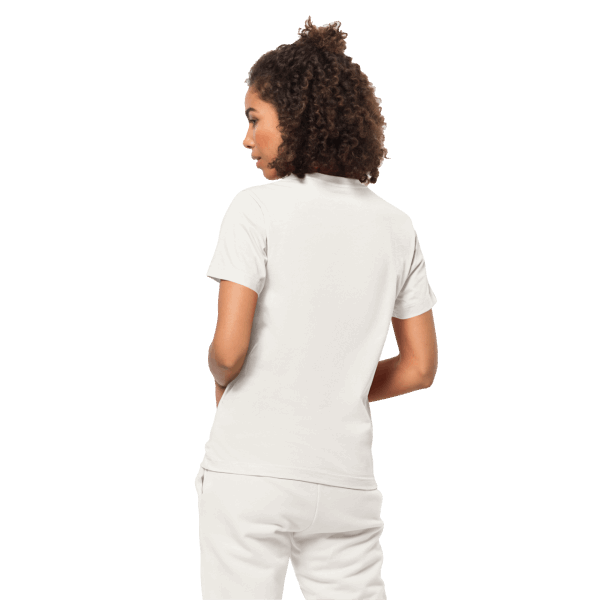Essential T Hot White Jack Wolfskin Voor Dames