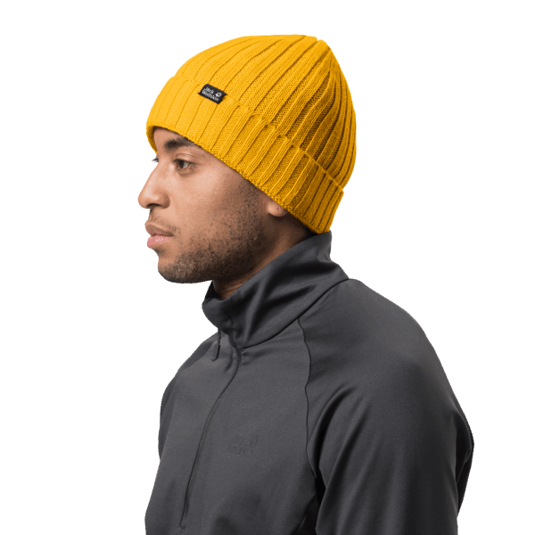 Stevige Gele Xt Originele Stormlock Rip Gebreide Muts Jack Wolfskin