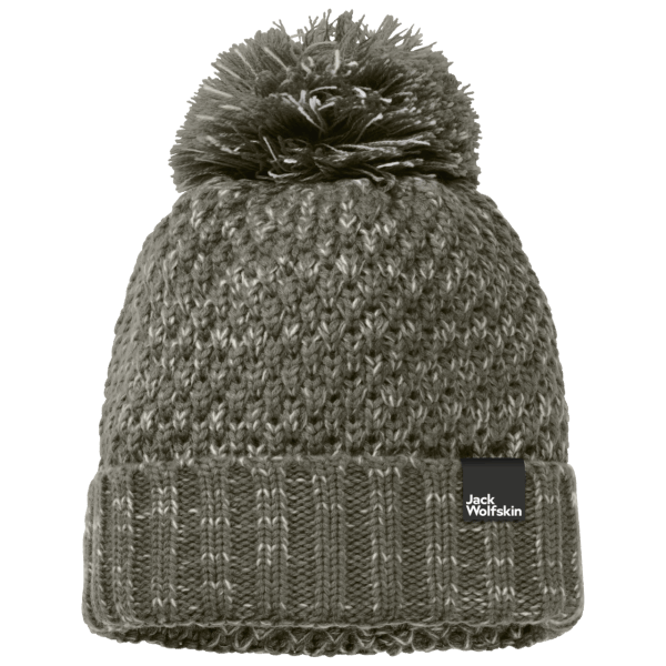 Highloft Gebreide Muts Dames Jack Wolfskin Dusty Olive Merk