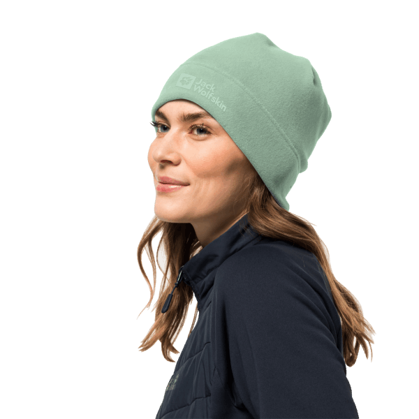 Real Stuff Beanie Nieuwe Graniet Groene Jack Wolfskin