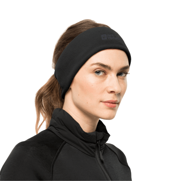 Origin Jack Wolfskin Zwarte Real Stuff Hoofdband