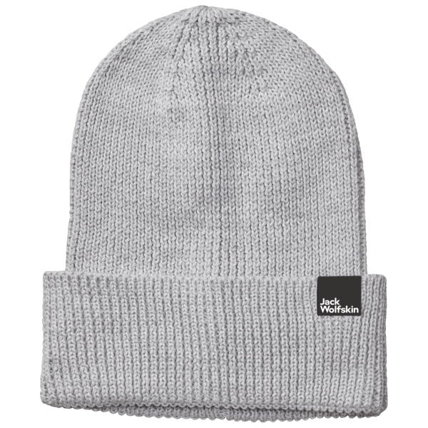 Grijze Heather Jack Wolfskin Essentiële Beanie Best
