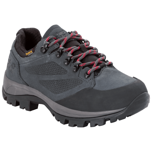 Origin Dames Rebellion Texapore Low Jack Wolfskin Grijs-rood