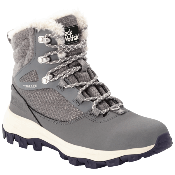 Originele Asfalt Grijs-grijze Jack Wolfskin Everquest Texapore High Voor Dames