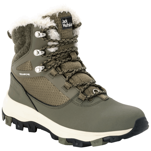 Hete Kaki-zandkleurige Everquest Texapore Hoge Jack Wolfskin Voor Dames