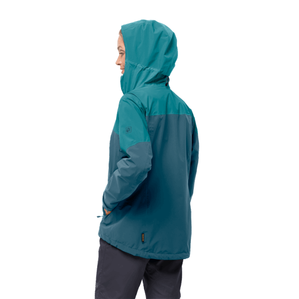 Jack Wolfskin Origineel Blauw Koraal Dames Wandeljack