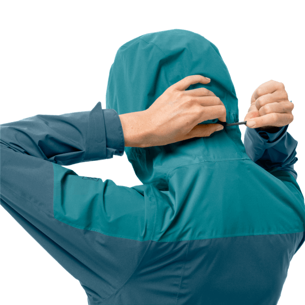 Jack Wolfskin Origineel Blauw Koraal Dames Wandeljack