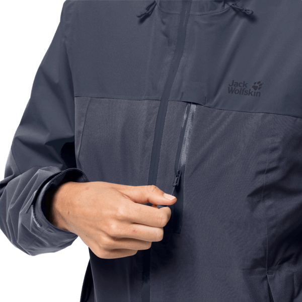 Jack Wolfskin Dames Go Hike Jas Grafiet Hot