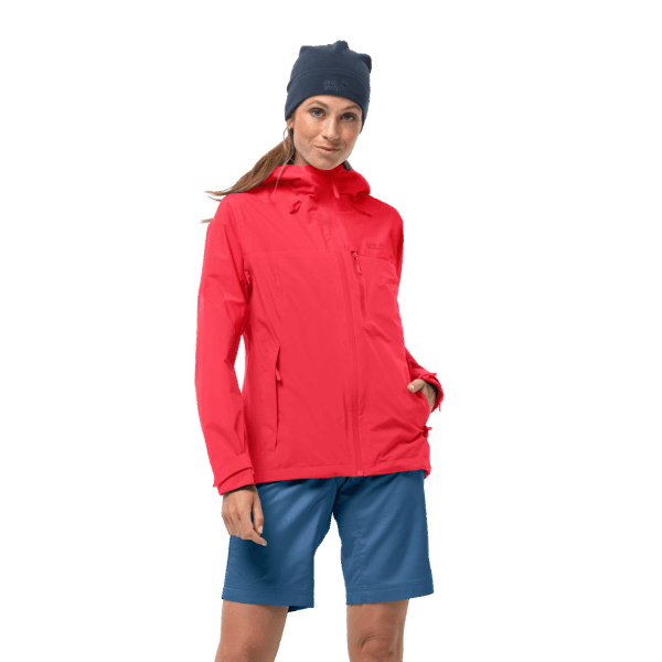 Tulp Rode Collectie Jack Wolfskin Wandeljack Voor Dames