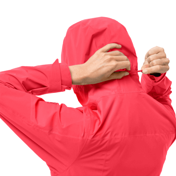 Tulp Rode Collectie Jack Wolfskin Wandeljack Voor Dames