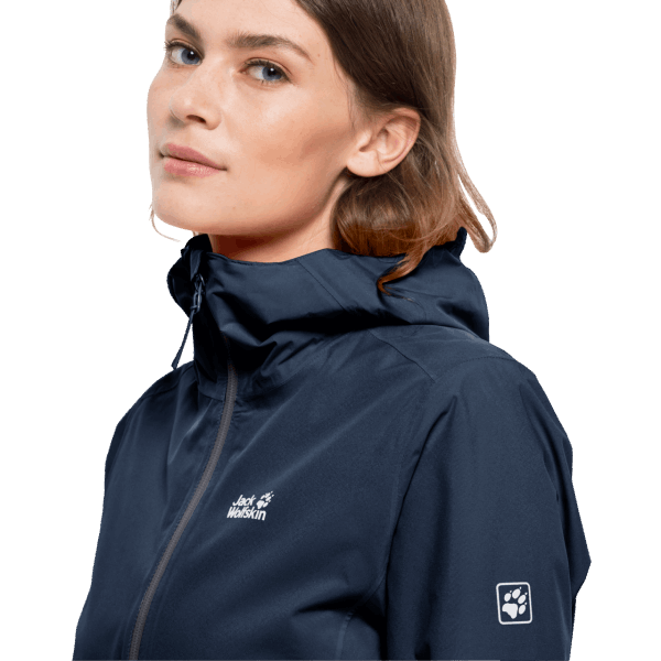 Brand Pack & Go Shell W Jack Wolfskin Nachtblauw