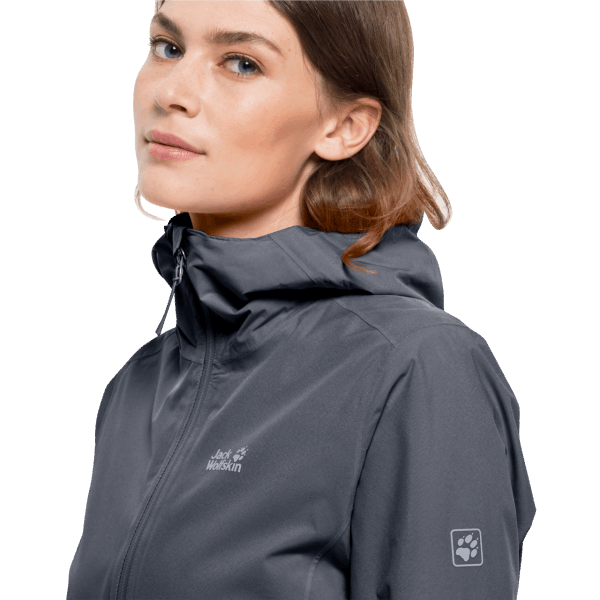 Merken Dames Pack & Go Shell Ombre Blue Jack Wolfskin