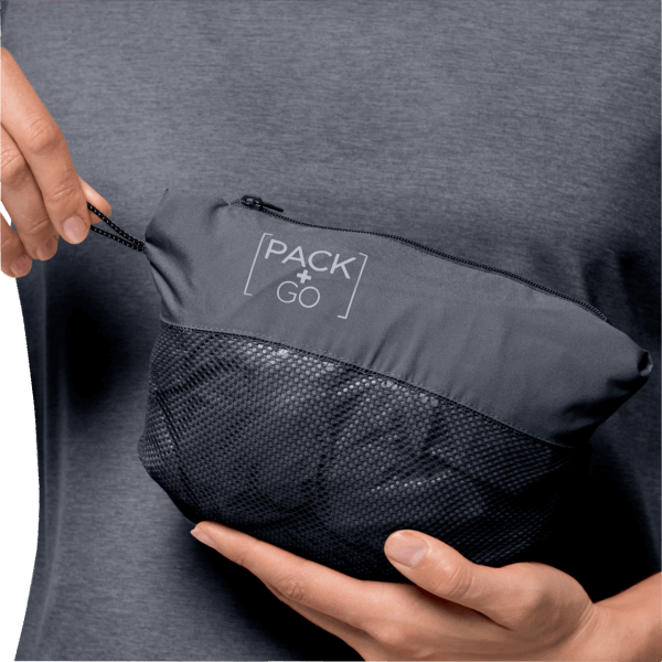 Merken Dames Pack & Go Shell Ombre Blue Jack Wolfskin