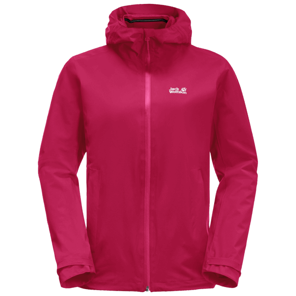 Originele Jack Wolfskin Cranberry Dames Pack & Go Shell