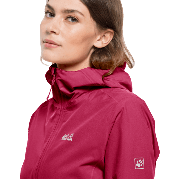 Originele Jack Wolfskin Cranberry Dames Pack & Go Shell