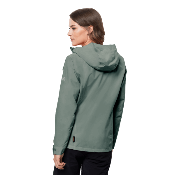 Hot Jack Wolfskin Pack & Go Shell W Hedge Groen