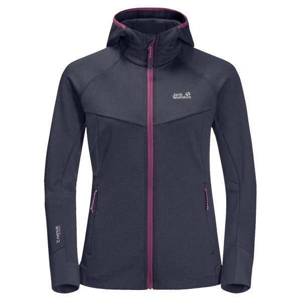 Jack Wolfskin Grafietmerken Hydrogrid-fleece Voor Dames