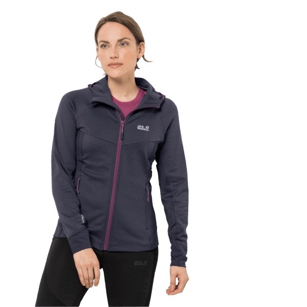 Jack Wolfskin Grafietmerken Hydrogrid-fleece Voor Dames
