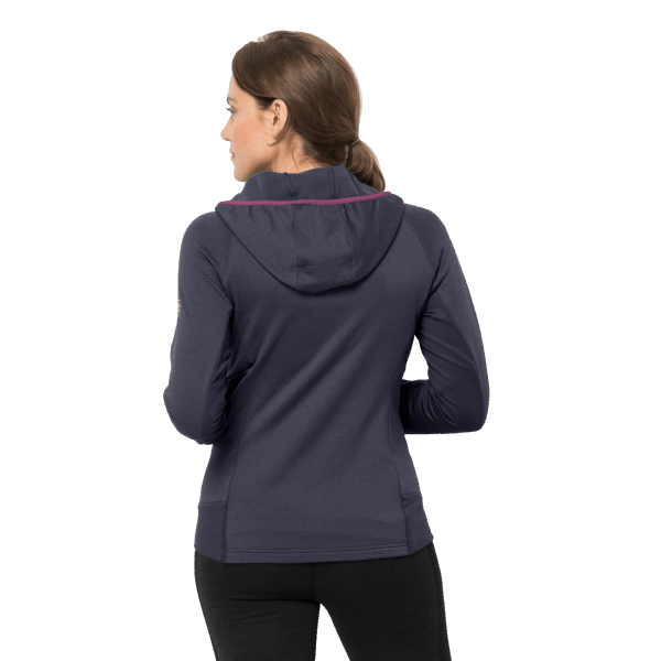 Jack Wolfskin Grafietmerken Hydrogrid-fleece Voor Dames