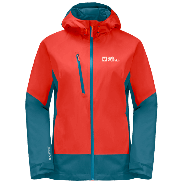 Jack Wolfskin Hot Dames Eagle Peak 2l Jas Grenadine