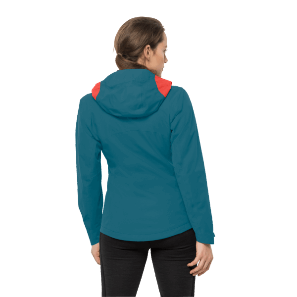 Jack Wolfskin Hot Dames Eagle Peak 2l Jas Grenadine
