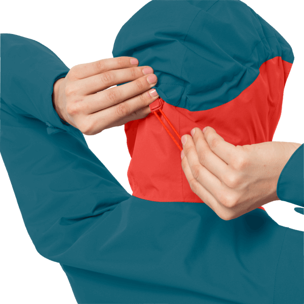 Jack Wolfskin Hot Dames Eagle Peak 2l Jas Grenadine