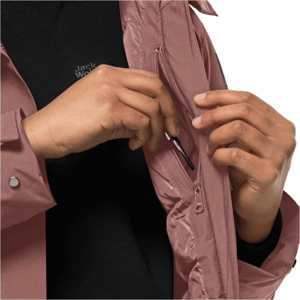 Afterglow Jack Wolfskin Collectie Koude Baai Jas Voor Dames