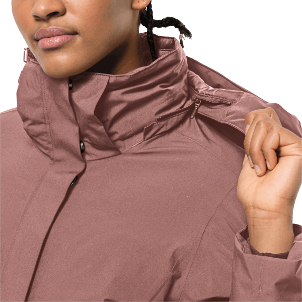 Afterglow Jack Wolfskin Collectie Koude Baai Jas Voor Dames