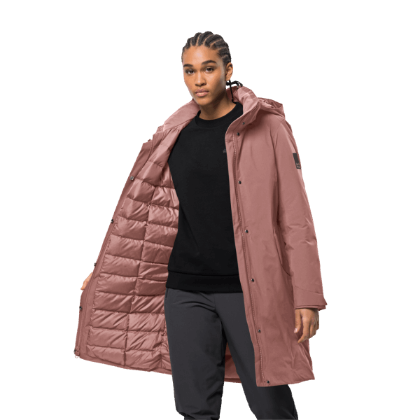 Afterglow Jack Wolfskin Collectie Koude Baai Jas Voor Dames