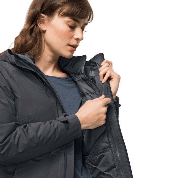 Black Jack Wolfskin Herzberg 3in1 Damesjack Collecties
