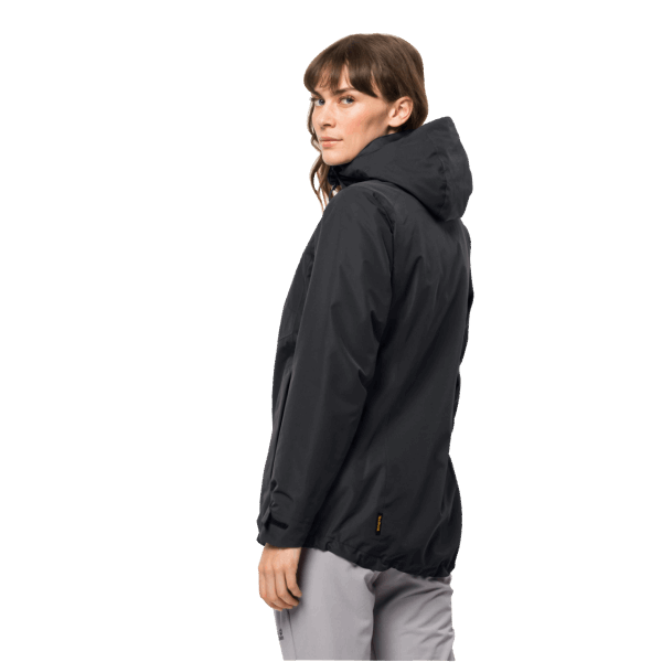 Zwarte Origine Jack Wolfskin Bergland 3in1 Damesjas