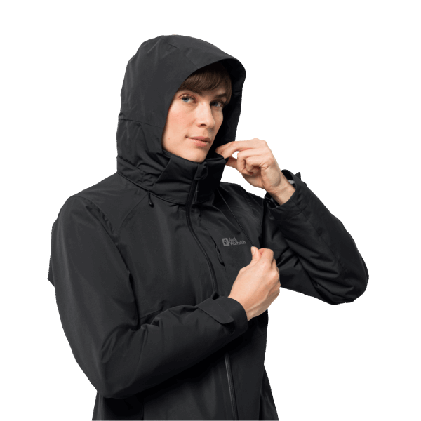 Zwarte Origine Jack Wolfskin Bergland 3in1 Damesjas