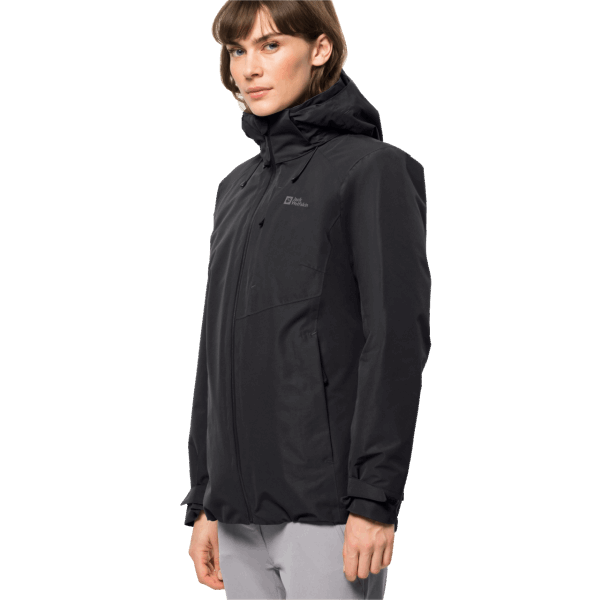 Zwarte Origine Jack Wolfskin Bergland 3in1 Damesjas