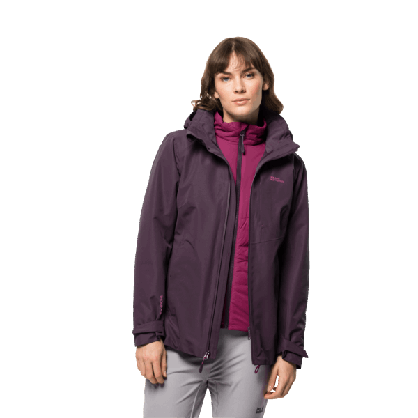 Grapevine Origins Dames Bergland 3in1 Jas Jack Wolfskin