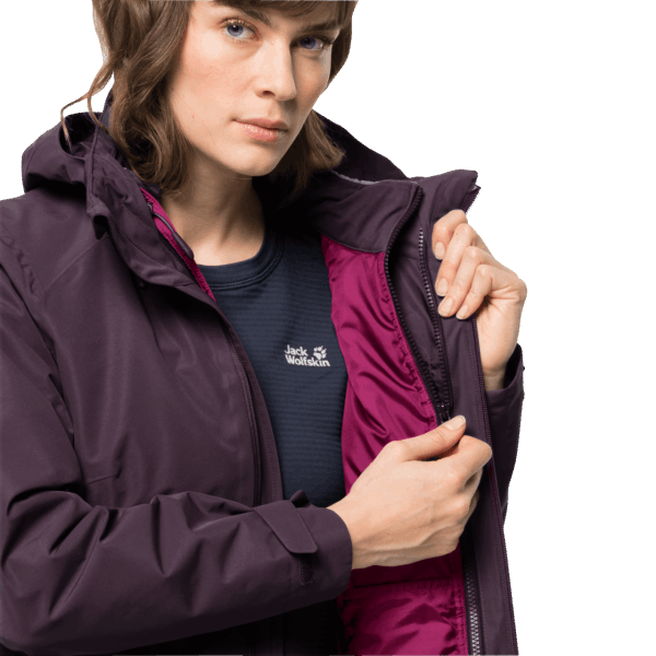 Grapevine Origins Dames Bergland 3in1 Jas Jack Wolfskin
