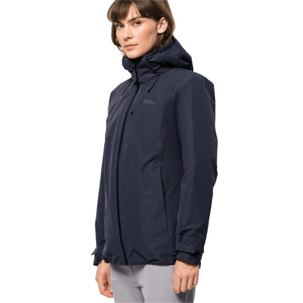 Grafiet Dames Bergland 3in1 Jack Jack Wolfskin Merk
