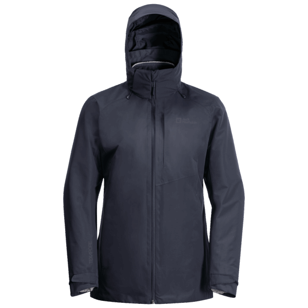 Grafiet Dames Bergland 3in1 Jack Jack Wolfskin Merk