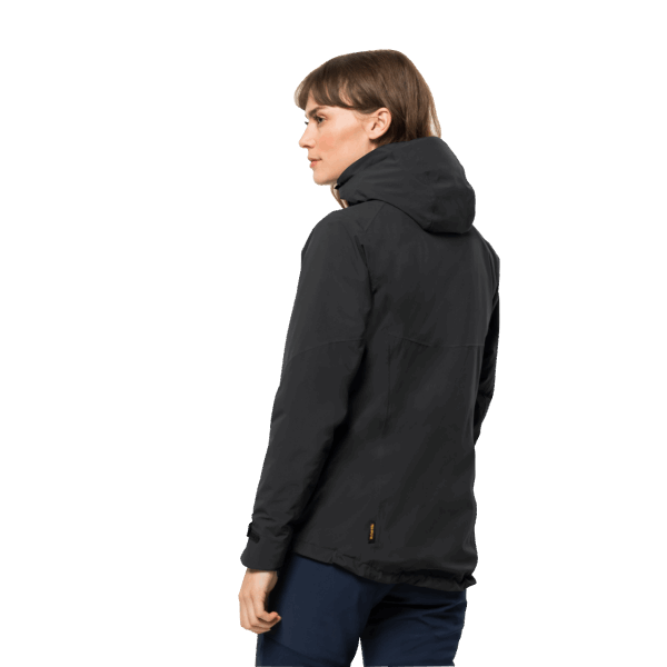 Zwarte Dames Feldberg 3in1 Jas Merken Jack Wolfskin