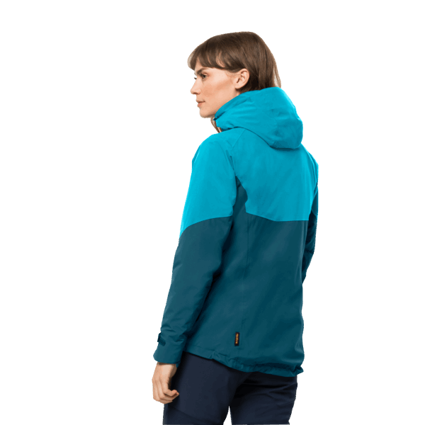 Originele Feldberg 3in1 Damesjas Jack Wolfskin Blue Coral