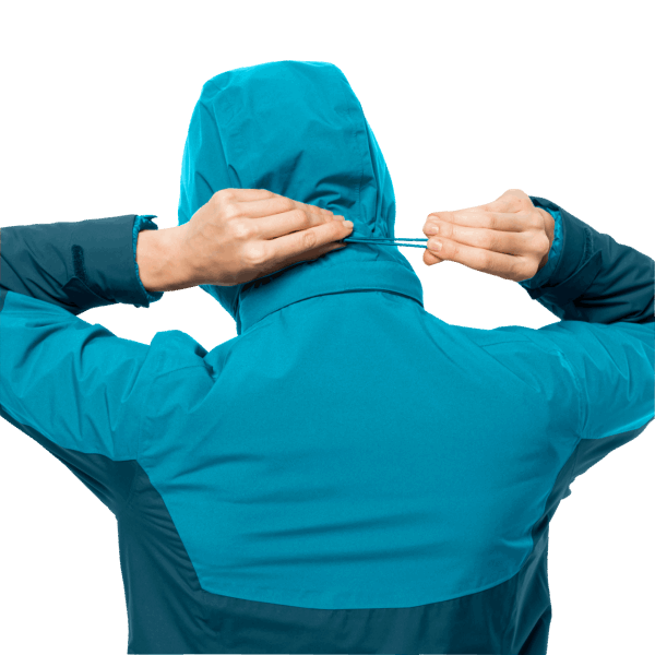 Originele Feldberg 3in1 Damesjas Jack Wolfskin Blue Coral