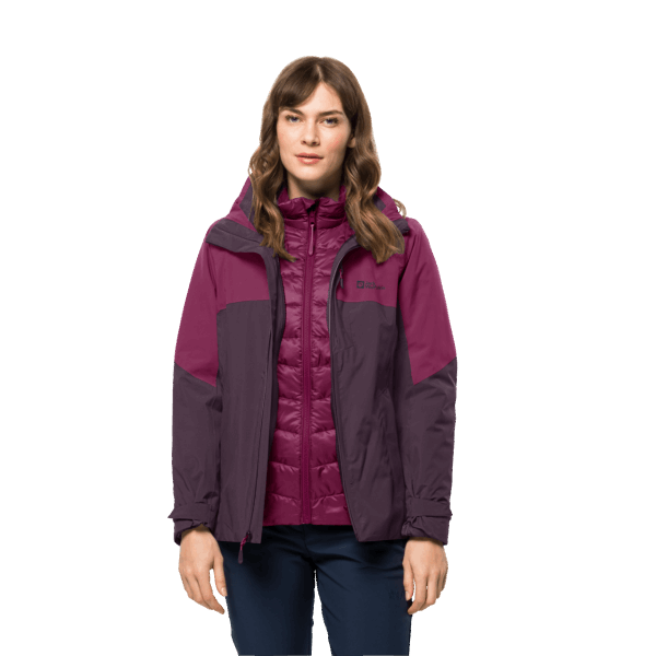 Hot Feldberg 3in1 Damesjack Grapevine Jack Wolfskin