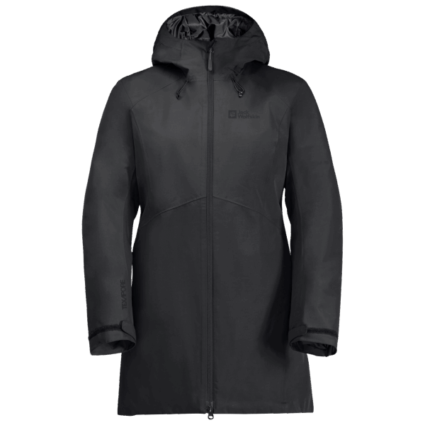 Nieuwe Jack Wolfskin Heidelstein Geïsoleerde Damesjas Zwart