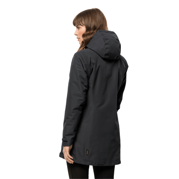 Nieuwe Jack Wolfskin Heidelstein Geïsoleerde Damesjas Zwart