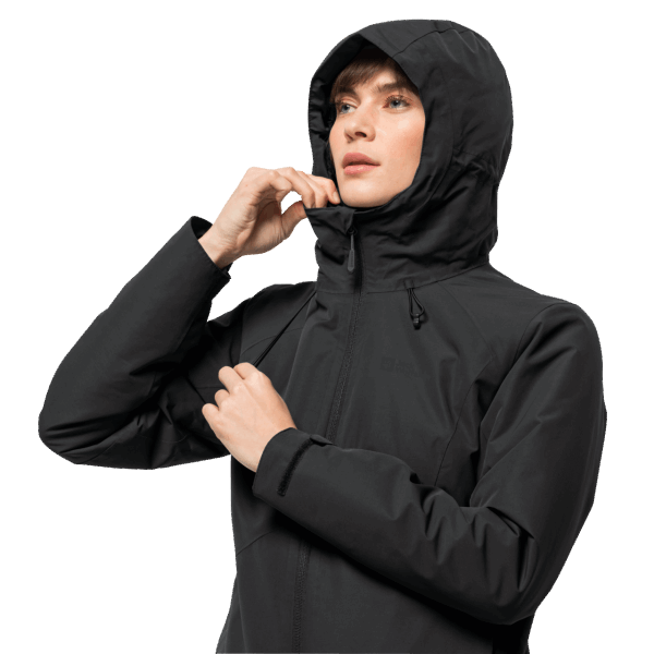 Nieuwe Jack Wolfskin Heidelstein Geïsoleerde Damesjas Zwart