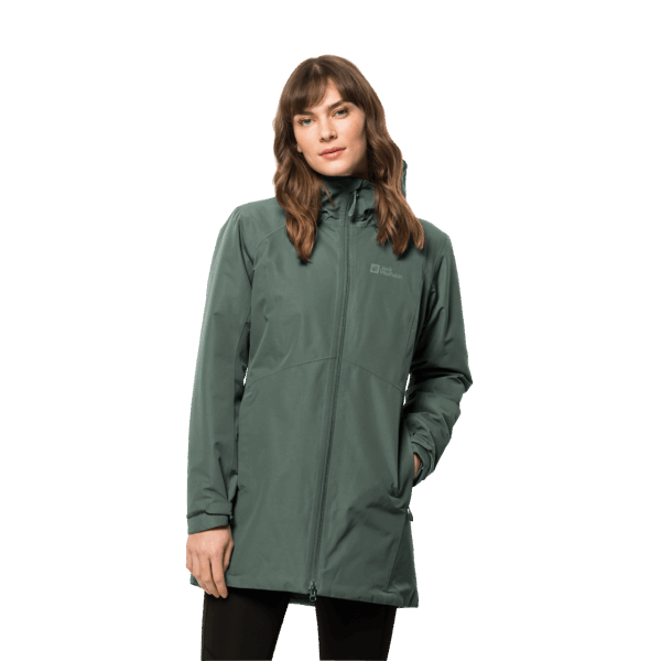 Fashion Hedge Green Jack Wolfskin Heidelstein Geïsoleerde Damesjas